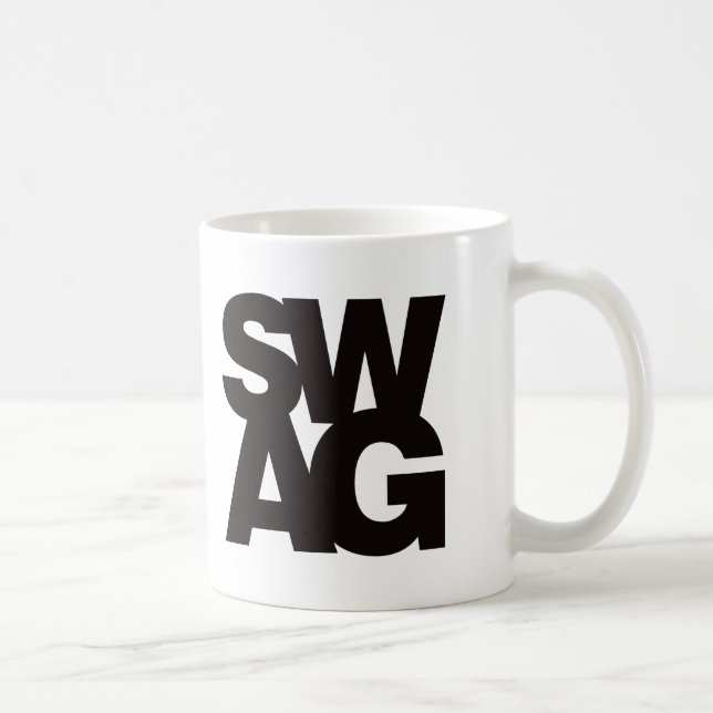 Swag - Schwarzes Kaffeetasse (Rechts)