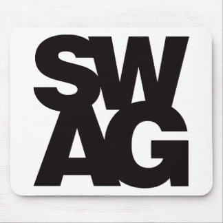 Swag - Schwarzes Mousepad