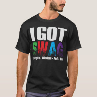 Swag-schwarzes T-Shirt