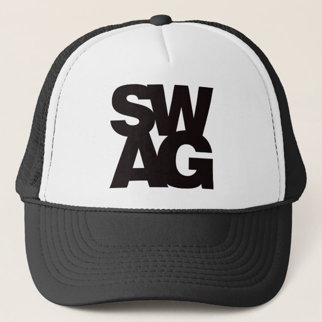 Swag - Schwarzes Truckerkappe (Vorderseite)