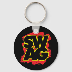 SWAG - Schwarzes u. Rot Schlüsselanhänger