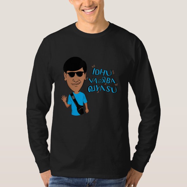 Swag Swami Kollywood Tamil Idhu Valiba Vayasu Funn T-Shirt (Vorderseite)