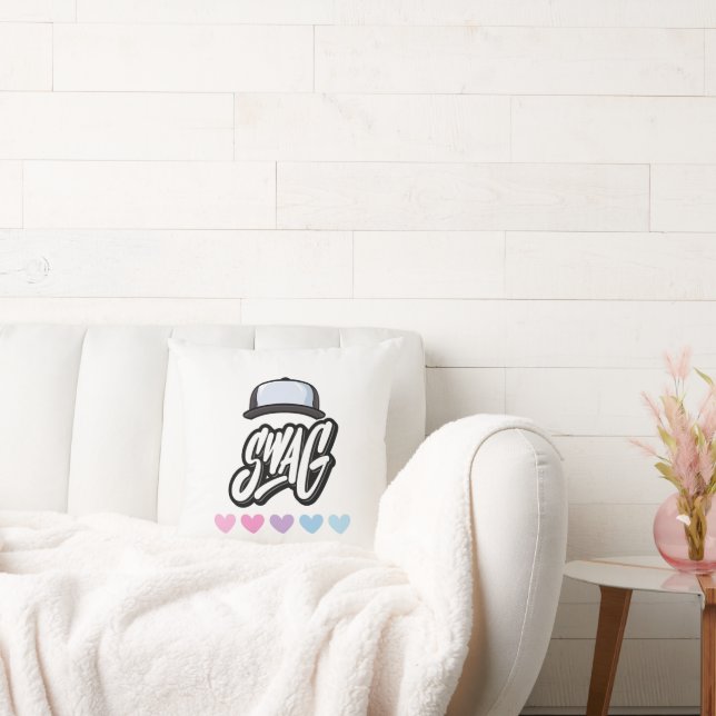 Swag Typografy Art Design Kissen (Liege)
