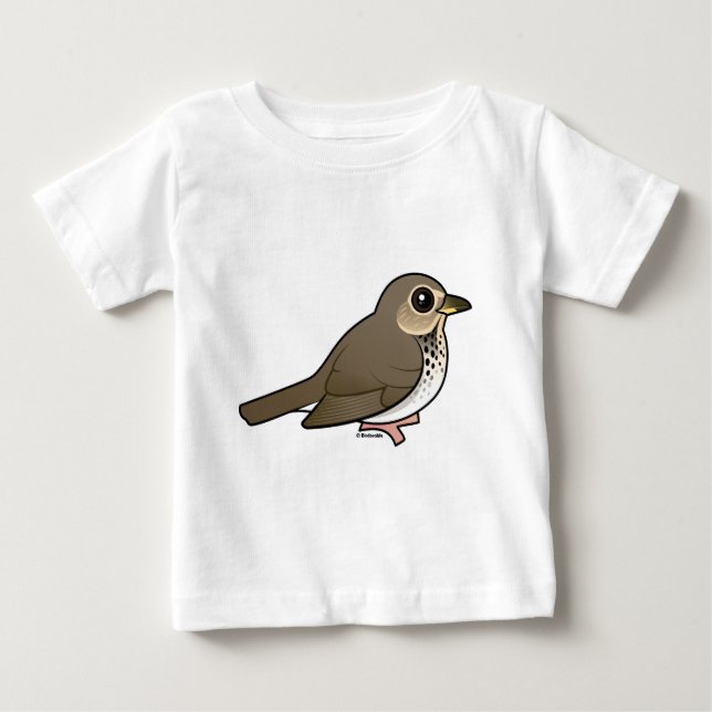 Swainson-Thrush Baby T-shirt (Vorderseite)
