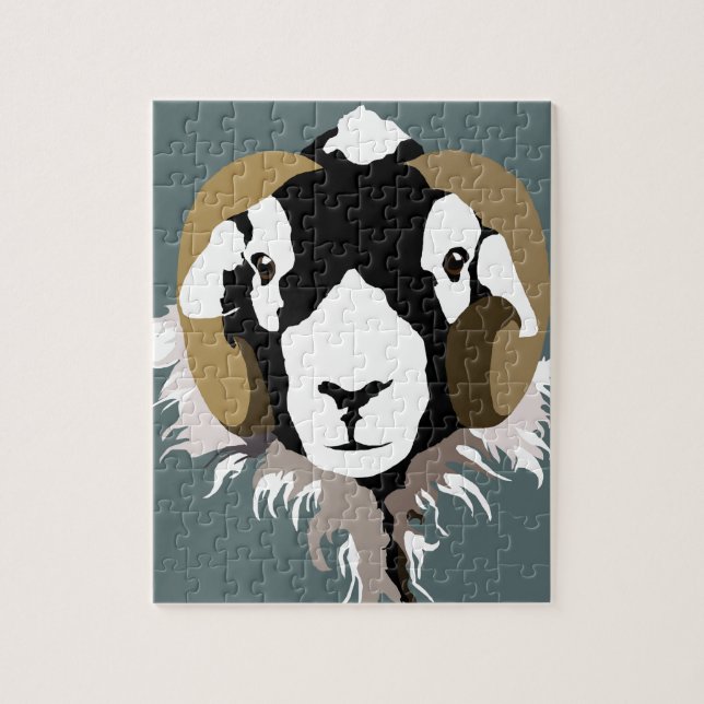 Swaledale-Schaf Puzzle (Vertikal)