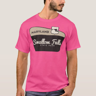 Swallow Falls Staat Park Maryland Welcome Sign T-Shirt