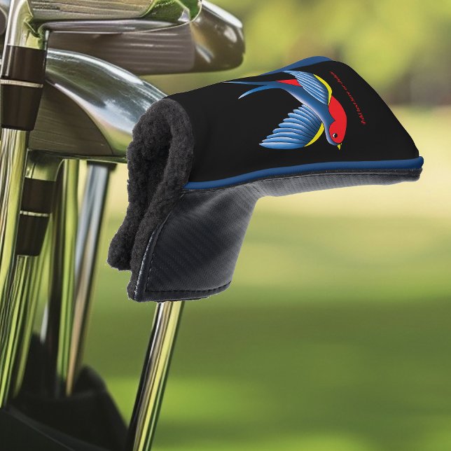 Swallow Red Blue Tattoo Golf Headcover (Von Creator hochgeladen)