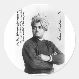 Swami Vivekananda 1893 Foto Sticker
