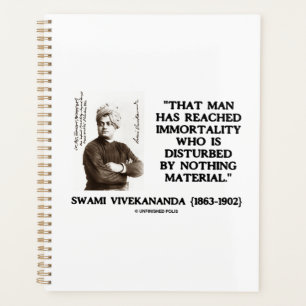 Swami Vivekananda Man erreichte Unsterblichkeit Planer