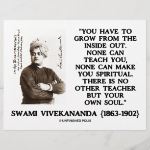 Swami Vivekananda wächst von innen heraus aus eige