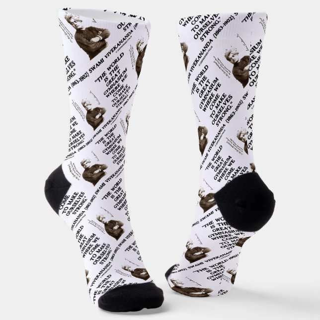 Swami Vivekananda World Great Gymnasium Strong Qte Socken (Gewinkelt)