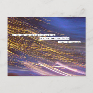 Swami Vivekananda Zitat Postkarte