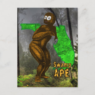 Swamp Ape Postkarte