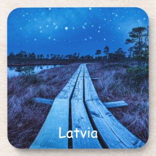 Swamp Night Getränkeuntersetzer