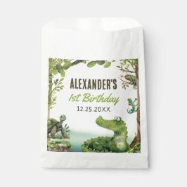 Swamp Reptile 1. Geburtstag Party Geschenktütchen
