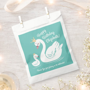 Swan 1. Geburtstag Party Babydusche Geschenktütchen