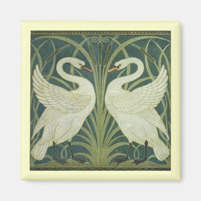 Swan and Rush Magnet (Vorne)