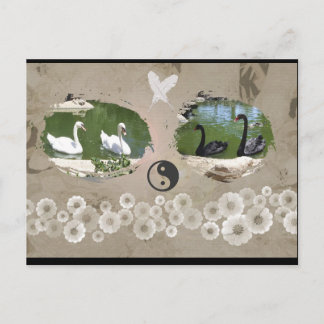 Swan-Bilanz-Postkarte Postkarte
