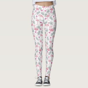 Swan Bird-Wiederholungsmuster Leggings