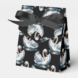 Swan Birds Muster Design Geschenkschachtel