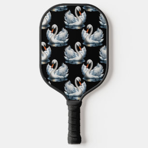 Swan Birds Muster Design Pickleball Schläger