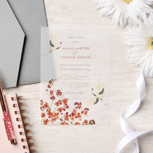 Swan Birds Paradise Spring Florals Wedding (Hochzeit)