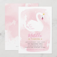SWAN BIRTHDAY PARTEI hübsches, elegantes Gold in h