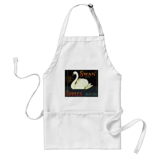 Swan Brand Äpfel Schürze (Vorne)