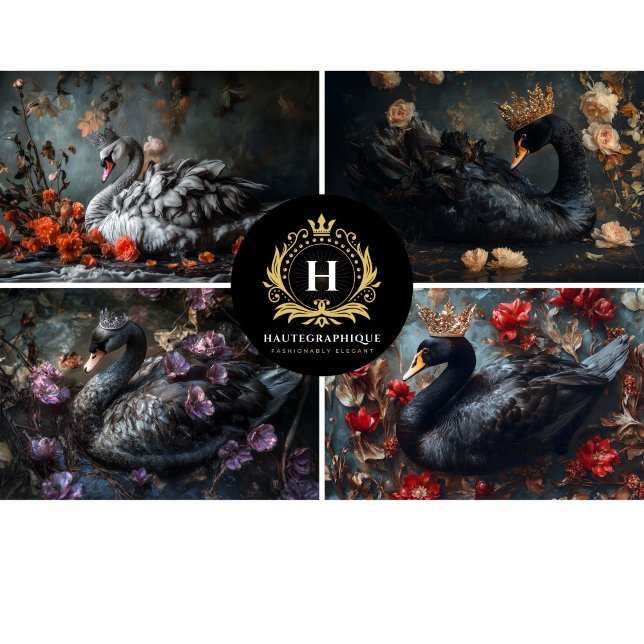 Swan Collage Decoupage Seidenpapier (Von Creator hochgeladen)