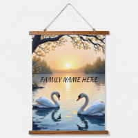 Swan Couple Tapestry