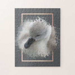 Swan Cygnet Abstrakt Puzzle
