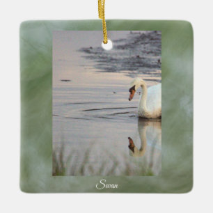 Swan Foto Ornament