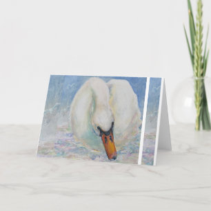 Swan Grace Beauty Maureen Girard Dankeskarte