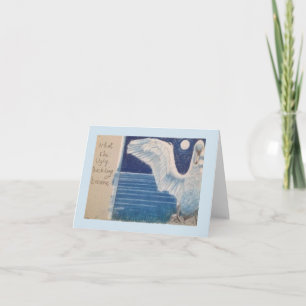 Swan Greeting Card Karte