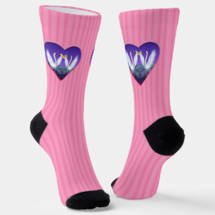 Swan-Hochzeit Socken