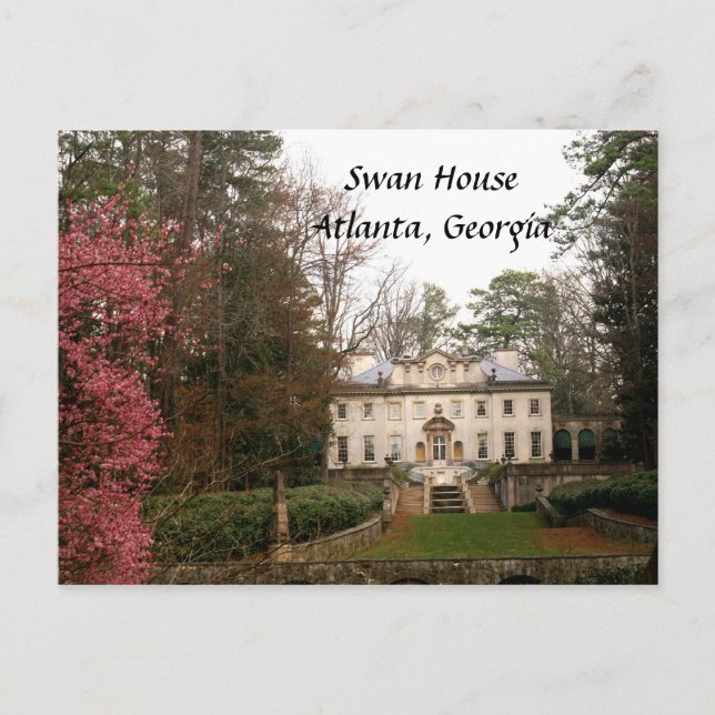 Swan House-Atlanta Postkarte (Vorderseite)