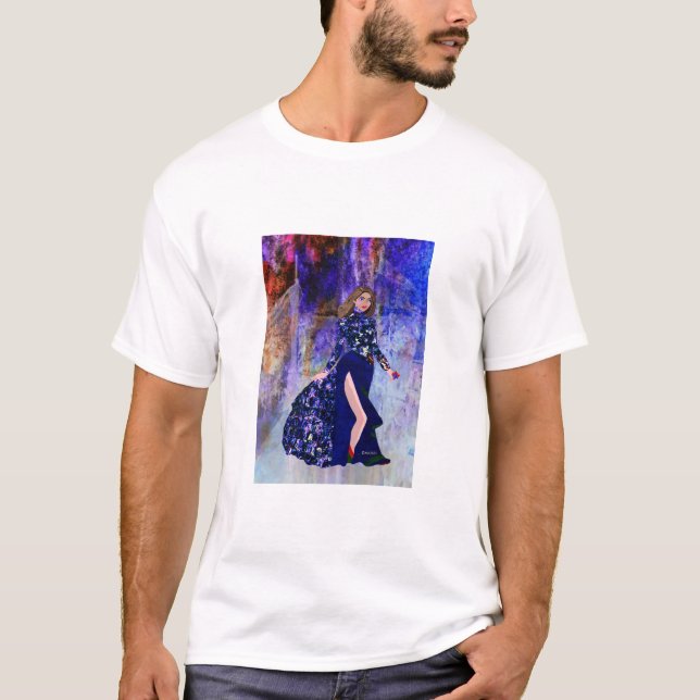 Swan in LeeMariie's creative designs T-Shirt (Vorderseite)