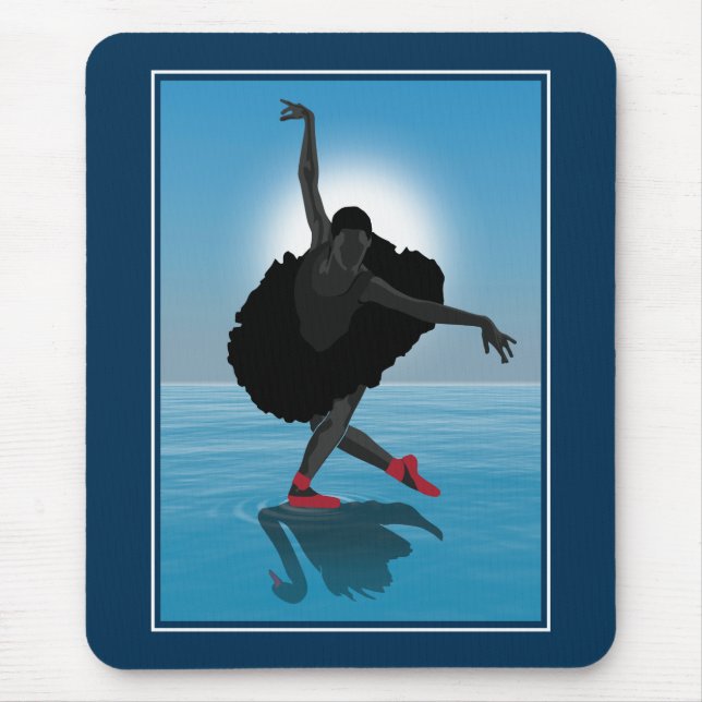 Swan Lake Ballerina Mousepad (Vorne)
