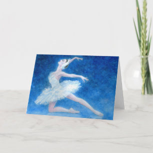 Swan Lake Ballet Greeting Card Karte