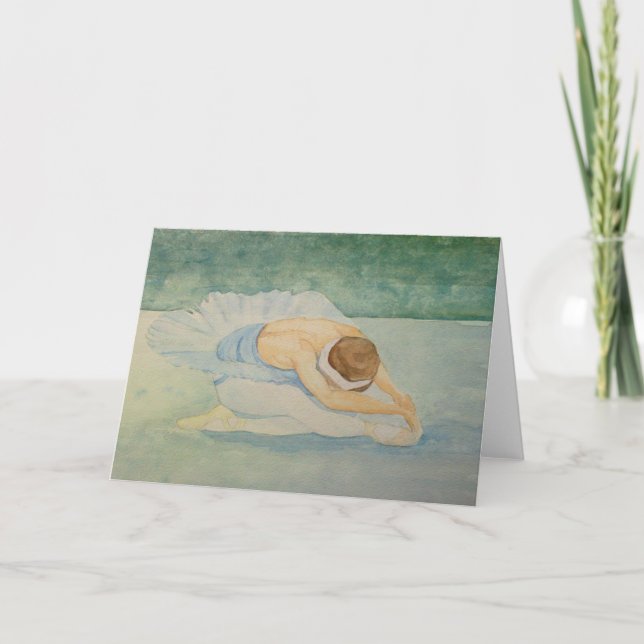 Swan Lake - Blank Greetings Card Karte (Vorderseite)