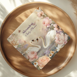 Swan Lake Garden Baby Dusche Serviette