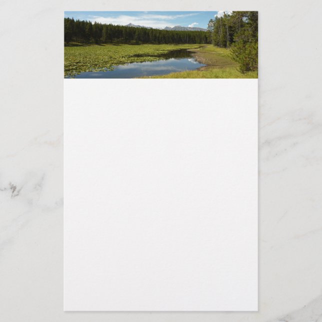 Swan Lake I at Grand Teton National Park Briefpapier (Vorderseite)