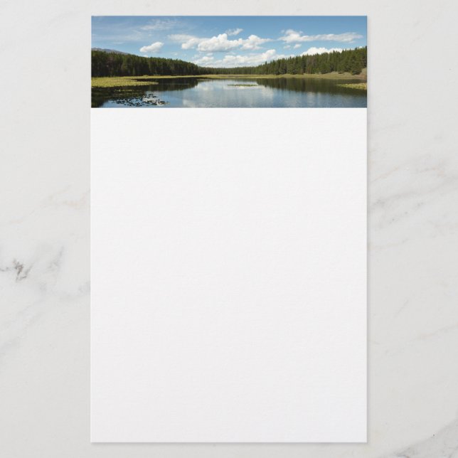 Swan Lake II beim Grand Teton Nationalpark Briefpapier (Vorderseite)