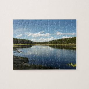 Swan Lake II beim Grand Teton Nationalpark Puzzle