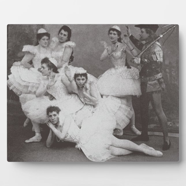 Swan Lake, Mariinsky Theater, 1895 (b/w Foto) Fotoplatte (Vorderseite)