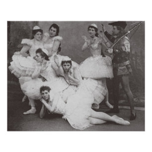 Swan Lake, Mariinsky Theater, 1895 (b/w Foto) Poster