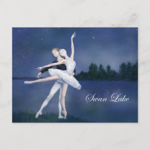 Swan Lake Postkarte