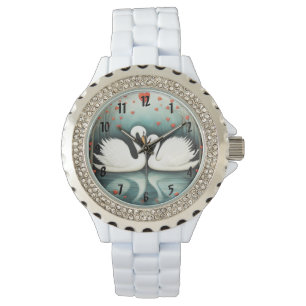 Swan Liebe 2 Armbanduhr
