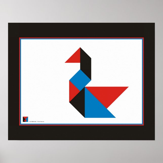 SWAN - MODERNE ABSTRAKTE ART - DA0501AC POSTER (Vorne)