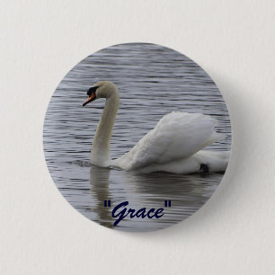 Swan Motivierend Gifts Button